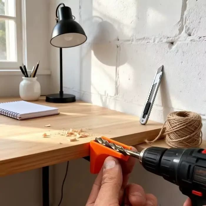 Lot de 3 guides de perçage avec rainures en V pour une ajustement parfait | Outil de positionnement carré plus durable que les rails ronds