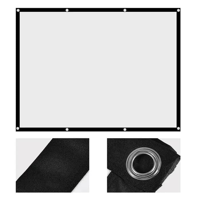 Écran de Projection blanc pliable et Portable universel