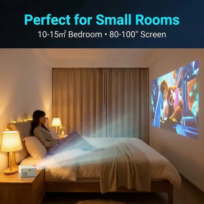 Mini projecteur prenant en charge la résolution 1080p