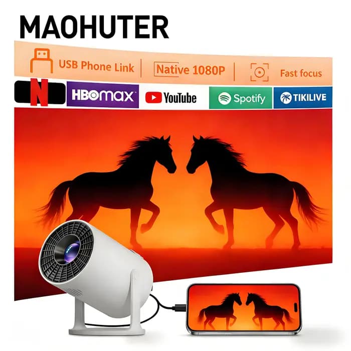 Projecteur de jeux vidéo HY300 2026 Nouveau