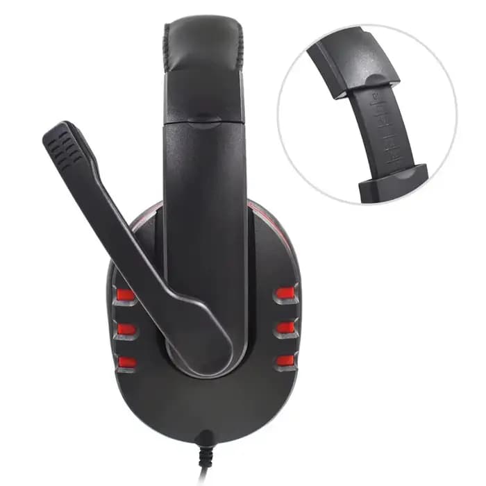 Casque filaire de jeu avec microphone