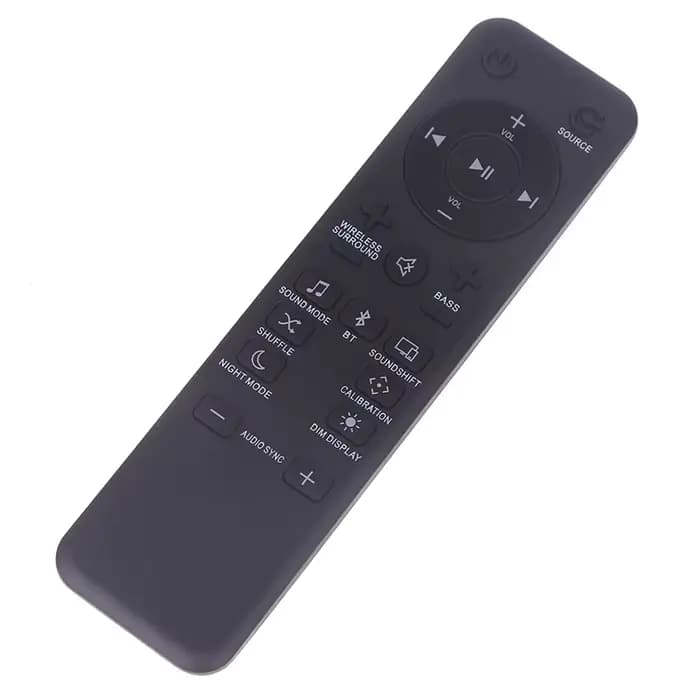 Télécommande noire pour JBL Bar 2.1 3.1 5.1 canaux 4K Ultra HD système de barre de son sans fil Home cinéma Audio