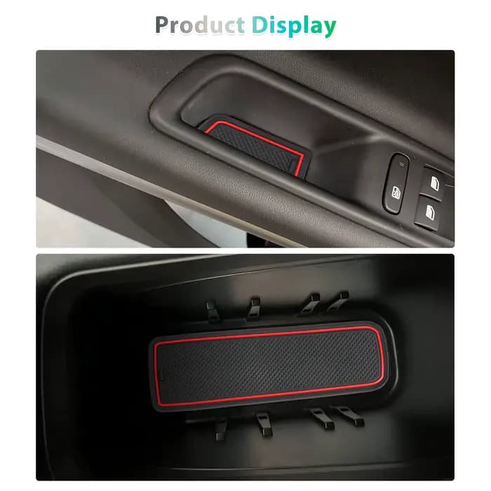 RUIYA pour Jeep Avenger 2023 2024 2025 Tapis de porte de voiture anti-dérapant Tapis de porte de voiture anti-dérapant Tapis de porte de voiture anti-dérapant Tapis de porte de voiture anti-dérapant T