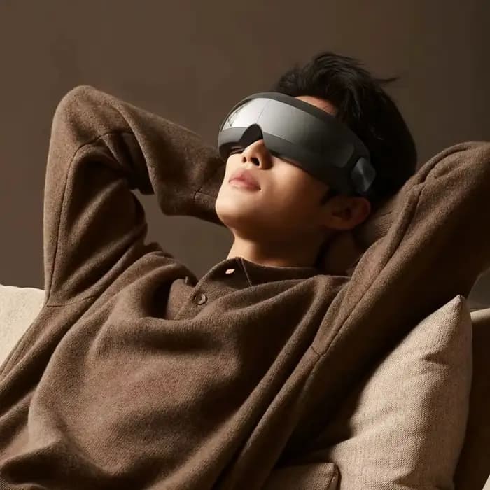 NOUVEAU Masseur oculaire intelligent MIJIA – Lunettes de massage visuel pliables pour la santé des yeux, personnalisables, compatibles avec l'application Mi Home - Version chinoise