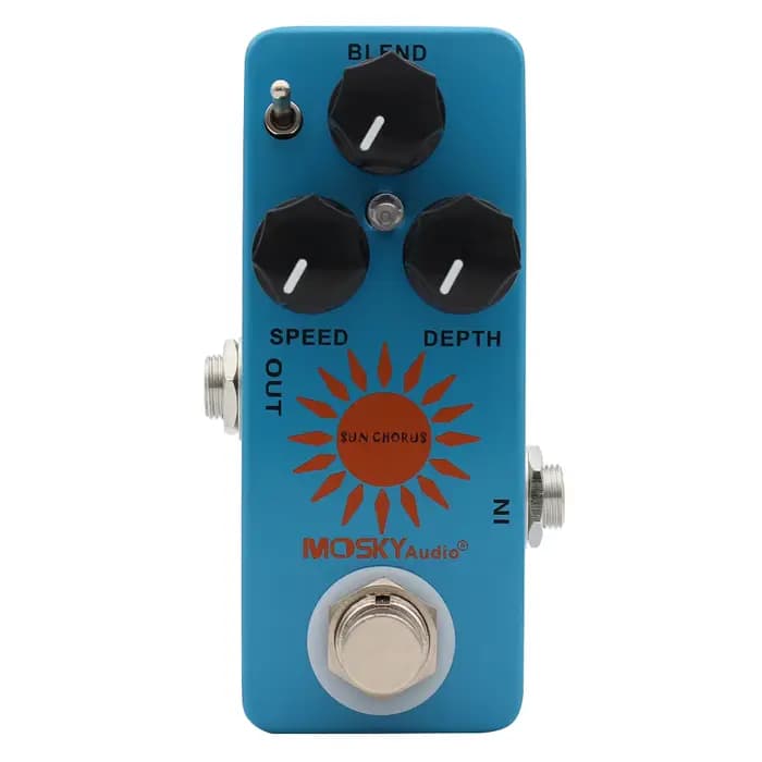 Pédale de chorus analogique MOSKY Audio Sun Chorus pour guitare électrique, pédale d'effet True Bypass