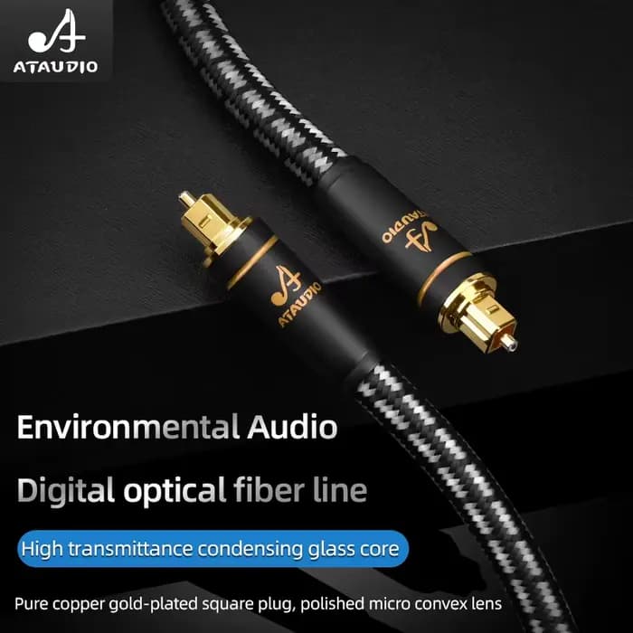 ATAUDIO câble Audio optique numérique Toslink SPDIF