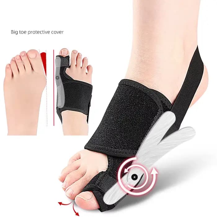 Lisseur de gros orteils, attelle d'oignon réglable, Correction d'hallux Valgus, attelle de soutien du gros orteil, soulagement de la douleur pour la journée et la nuit, 1 pièce