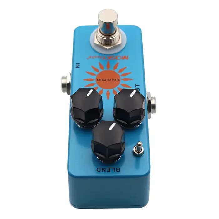 Pédale de chorus analogique MOSKY Audio Sun Chorus pour guitare électrique, pédale d'effet True Bypass