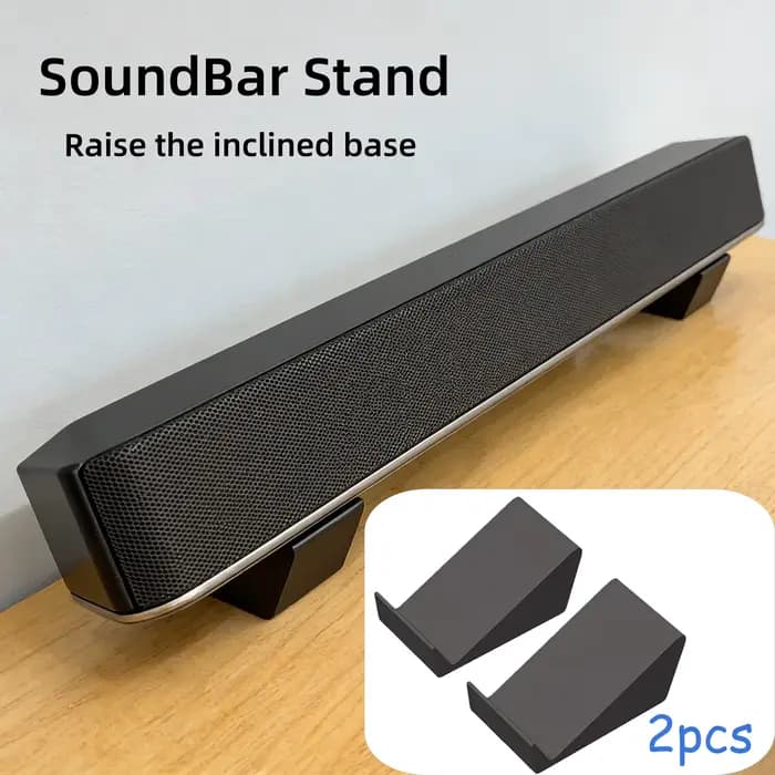 2 supports universels pour barre de son