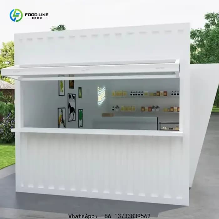 Cuisine mobile personnalisée, conteneur modulaire, café, restaurant, conteneur de transport, bar