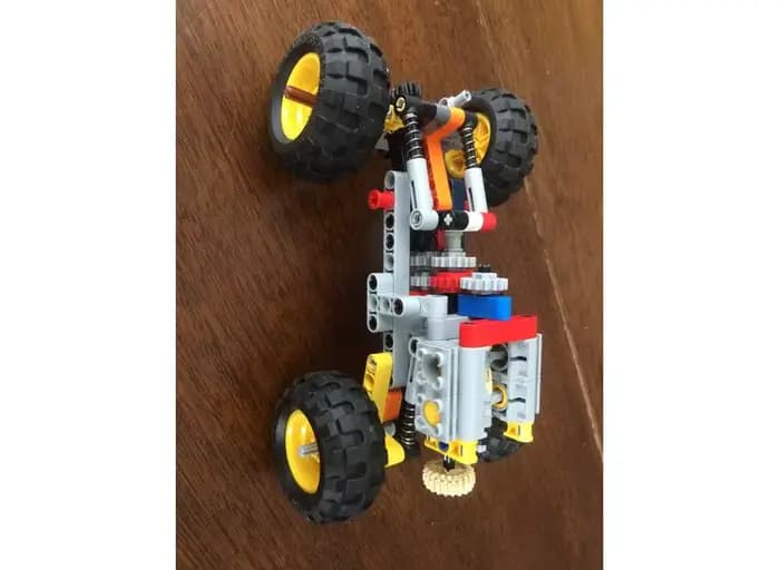 MOC – châssis de véhicule tout-terrain, Kit éducatif, modèle de blocs de construction de technologie scientifique créative