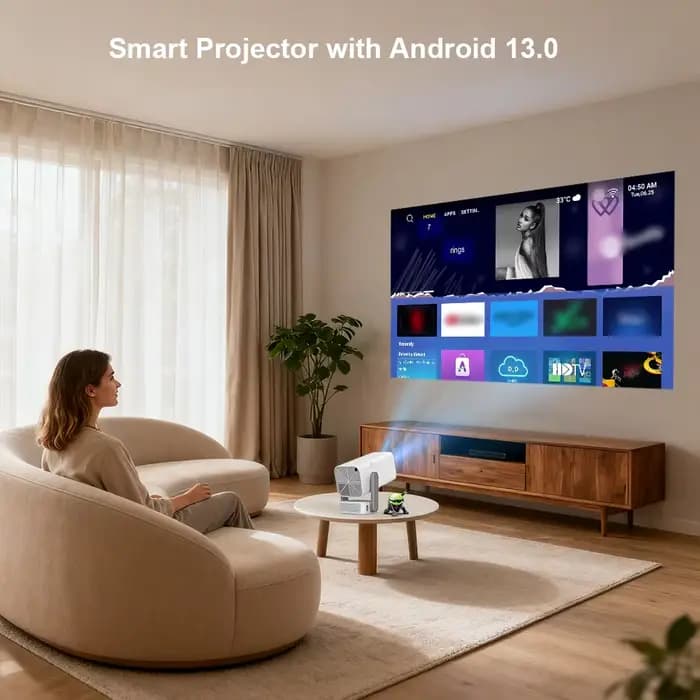 Projecteur Android 4K ThundeaL TD80Pro 750Ansi Mini
