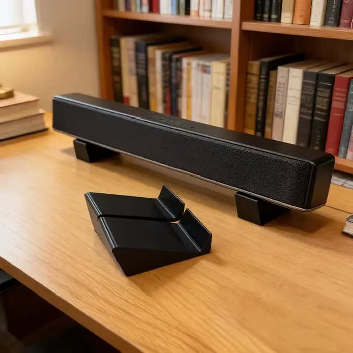 2 supports universels pour barre de son