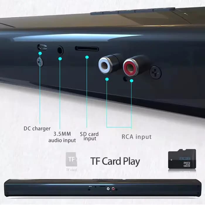 Barre De son pour TV caisson De basses haut-parleur Bluetooth