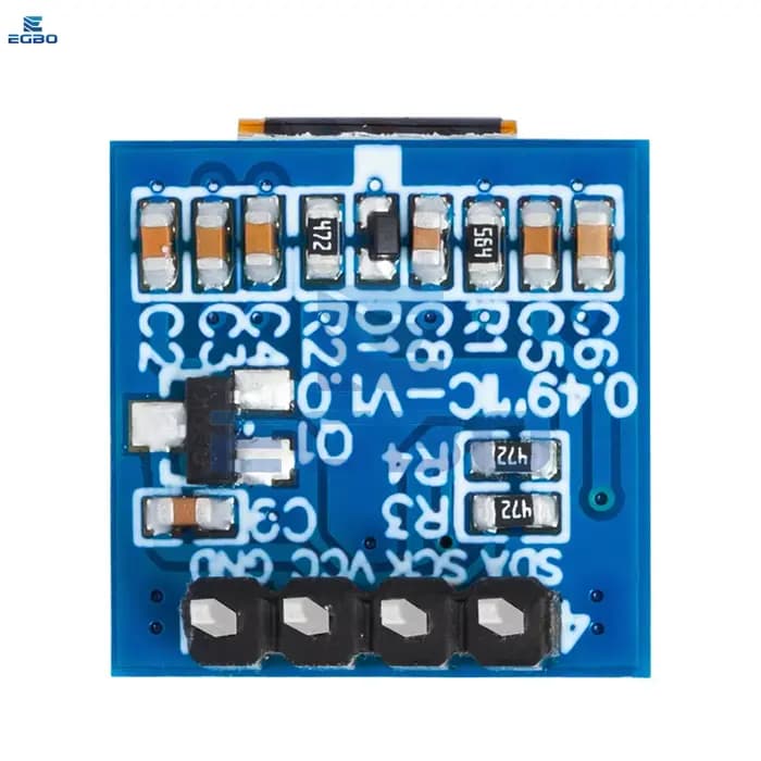 EGBO – Module LCD d'affichage OLED de 0.49 pouces, blanc, écran de 0.49 pouces, 64x32, Interface I2C IIC, pilote SSD1306 pour Arduino AVR STM32, 1 à 5 pièces