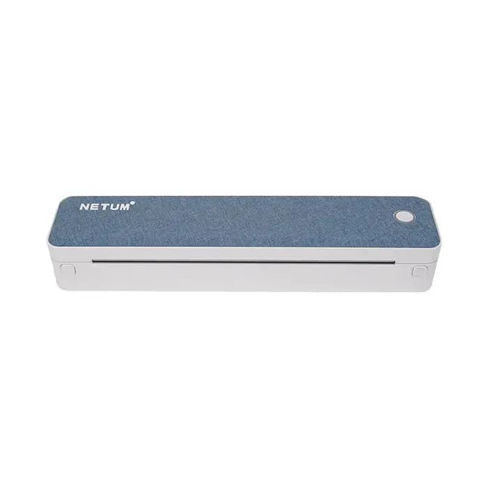 Imprimante portable A4 sans encre, imprimante mobile Bluetooth pour iPhone, iPad, ordinateur portable, PC, imprimante miniature pour documents et photos au format lettre