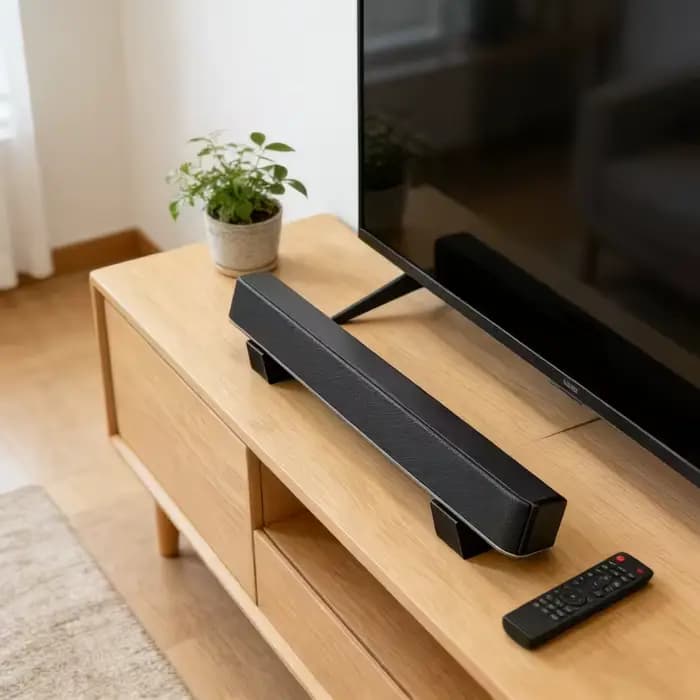 2 supports universels pour barre de son