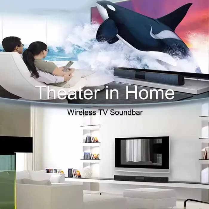 Barre De son pour TV caisson De basses haut-parleur Bluetooth