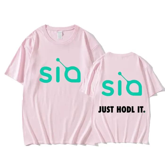 Sia Just Hodl IT T-shirt Graphic Printing Hip Hop High Quality Tee-shirt Short Sleeve High Quality Tshirt Camisetas Gothic Tees