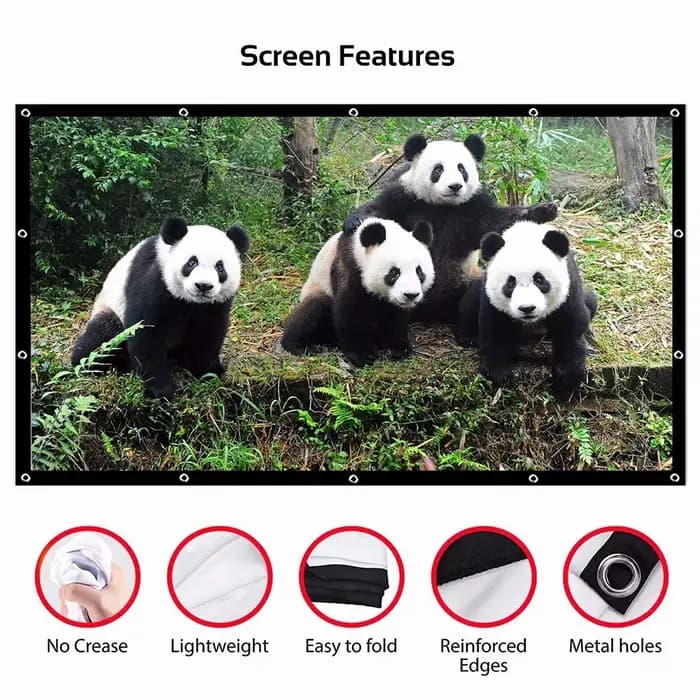 Salange ecran projection ecran de projection Portable