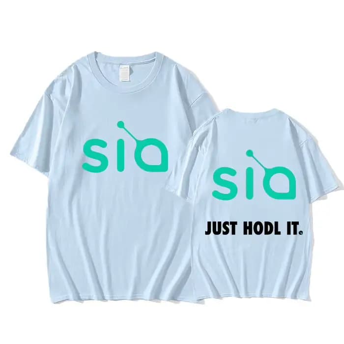 Sia Just Hodl IT T-shirt Graphic Printing Hip Hop High Quality Tee-shirt Short Sleeve High Quality Tshirt Camisetas Gothic Tees