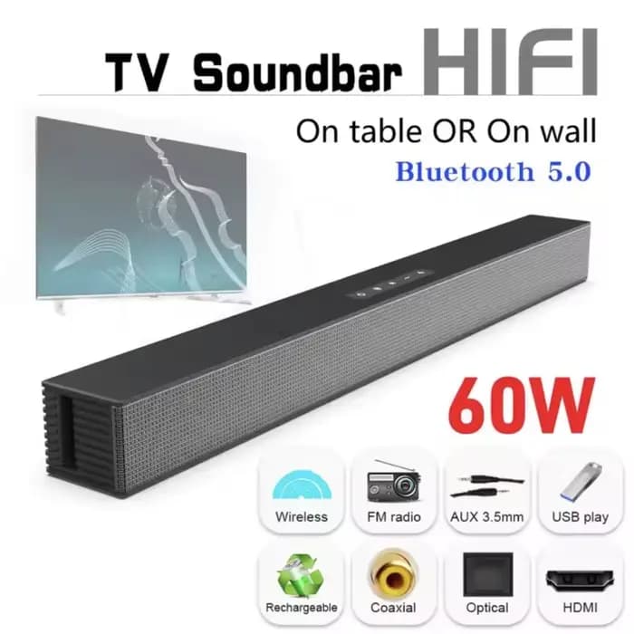 Système de haut-parleurs de barre de son Bluetooth sans fil