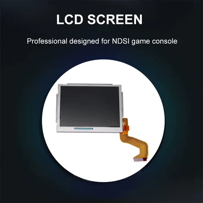 Original Top LCD Screen for Nintend NDSL Game Console LCD Display Screen Easy Installation Upper LCD Screen Replacement for NDSL