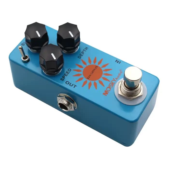 Pédale de chorus analogique MOSKY Audio Sun Chorus pour guitare électrique, pédale d'effet True Bypass