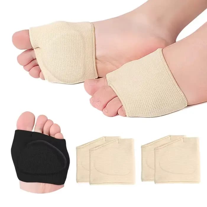 Coussinets métatarsiens pour femmes et hommes, coussinet pour l'avant-pied, soulagement de la douleur, semelles intérieures, demi-chaussette, Support, coussin de pied en Gel souple