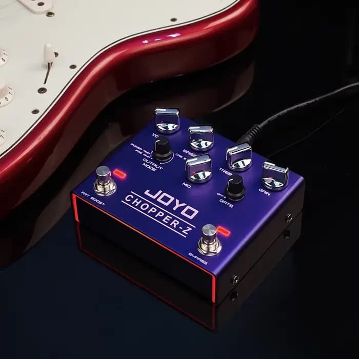 JOYO R-18 CHOPPER-Z pédale de distorsion pédale d'effet de guitare haute Gain AMP Simulation moderne métal son bruit porte pièces de guitare