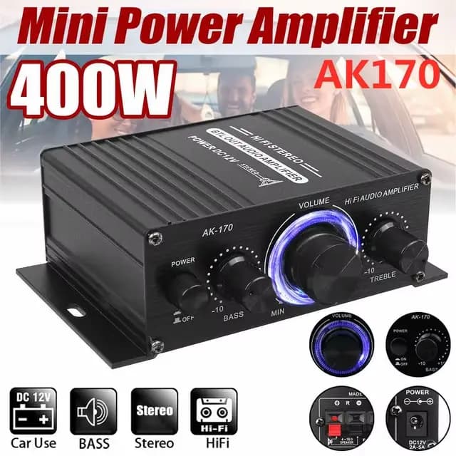 AK35 800W amplificateurs de puissance à domicile 2 canaux Bluetooth 5.0 son Surround FM USB télécomm