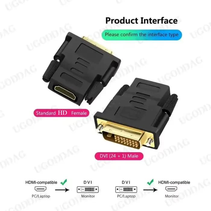 Conversion DVI 24 + 1 vers HDMI