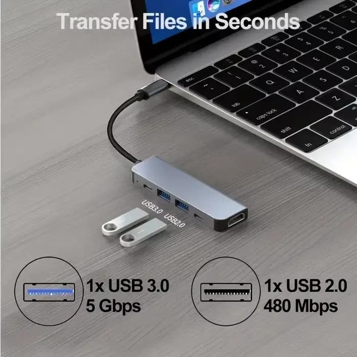 Hub USB C vers HDMI 4K