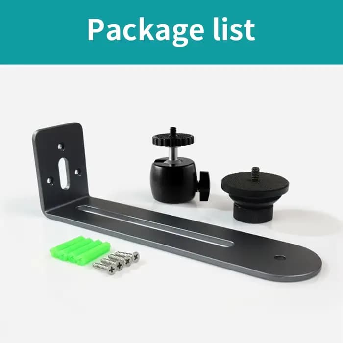 Support de projecteur mural multi-angle réglable en métal