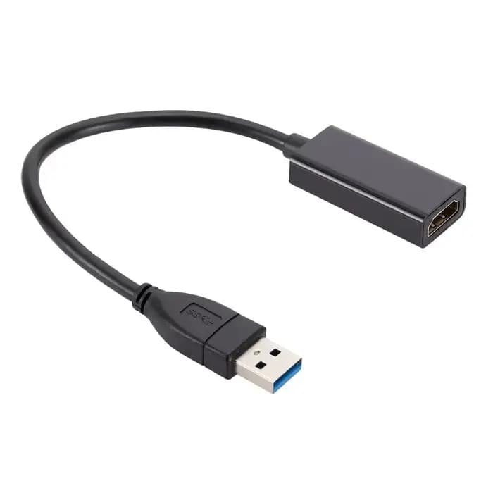 Convertisseur USB 3.0 vers HDMI 1080P HD, adaptateur multi-affichage pour Windows, PC, ordinateur po