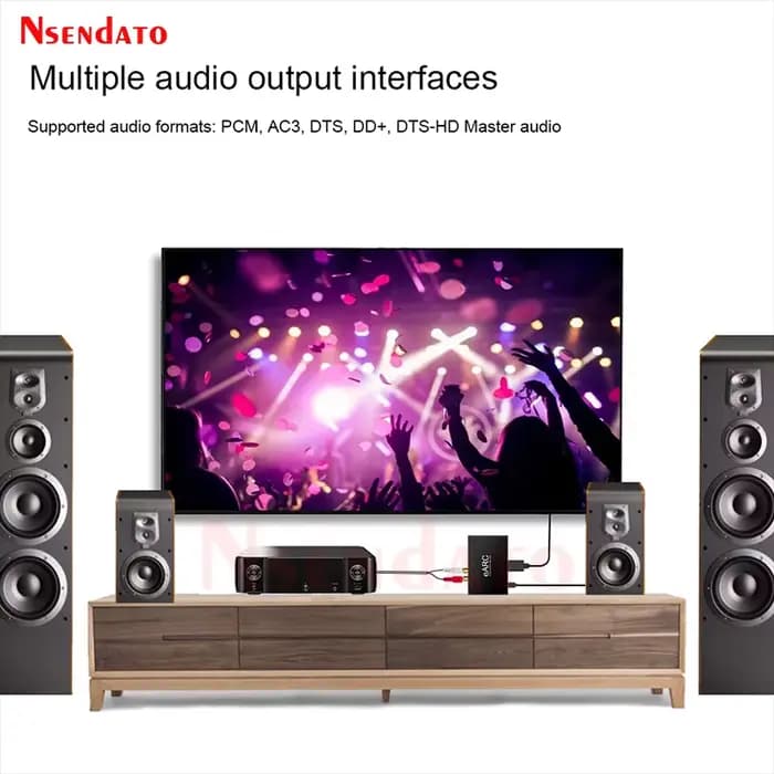 Extracteur audio HDMI eARC ARC 192 kHz 5.1CH 7.1CH