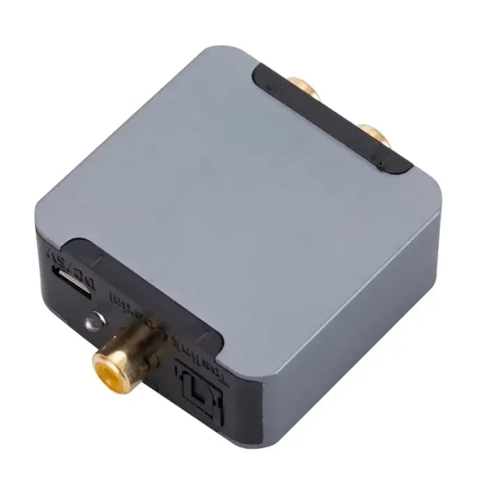 Convertisseur Audio numérique-analogique DAC optique SPDIF Toslink entrée coaxiale vers L/R RCA prise Jack 3.5mm sortie amplificateur casque