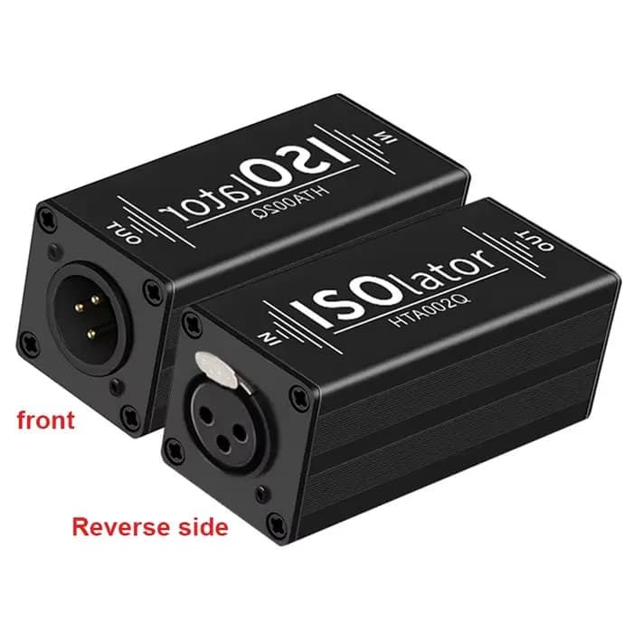 Filtre anti-bruit audio XLR 6,35 mm Femelle vers Mâle, 1 pièce, Câble durable pour PC, Élimination d
