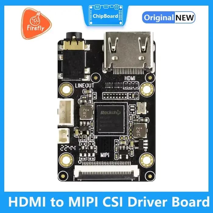 Carte de conversion de signal vidéo HDMI vers MIPI CSI 4K RK628D Firefly