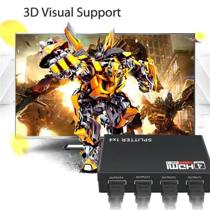 Répartiteur HDMI 1 entrée 4 sorties