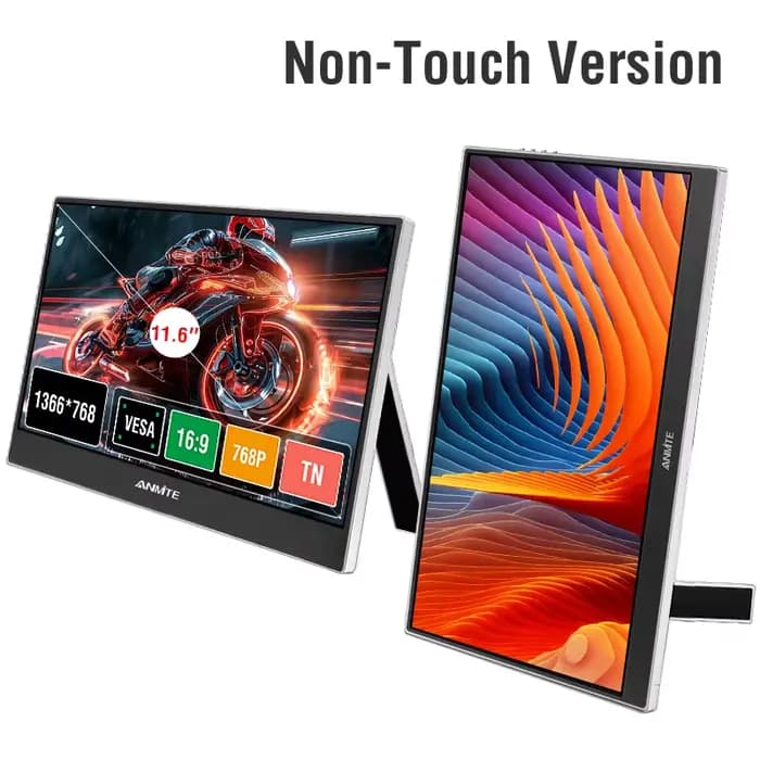 Moniteur tactile portable de 11.6 pouces