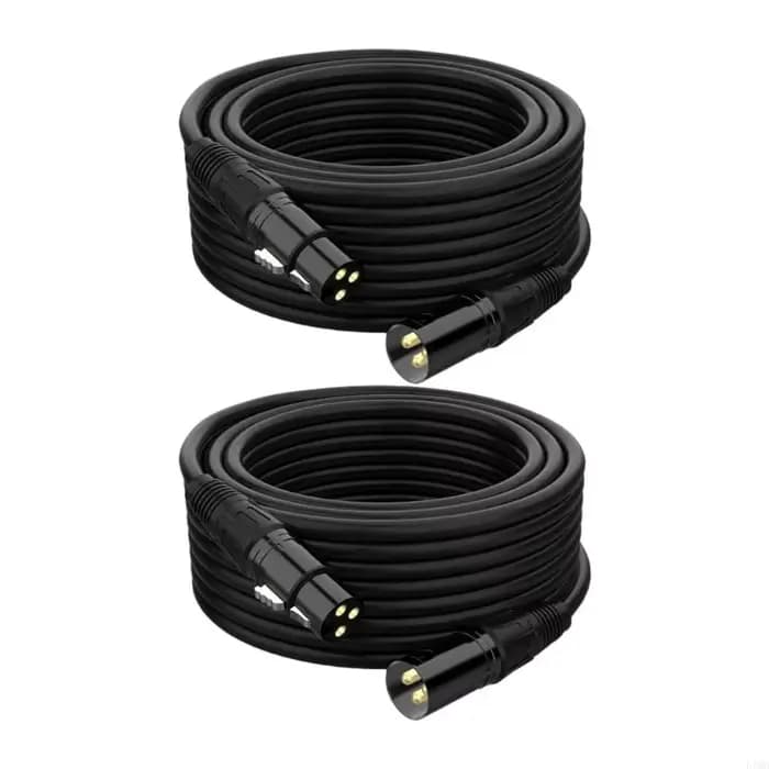 Câble d'extension XLR mâle à femelle, facile à transporter, stockage compact pour les Applications m