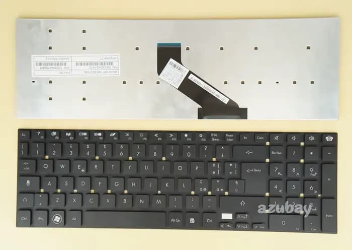 Clavier IT RU CA PO pour Packard Bell PK130O41B04 MP-10K33SU-6982W MP-10K36CU-6982W PK130O41B19 PK13
