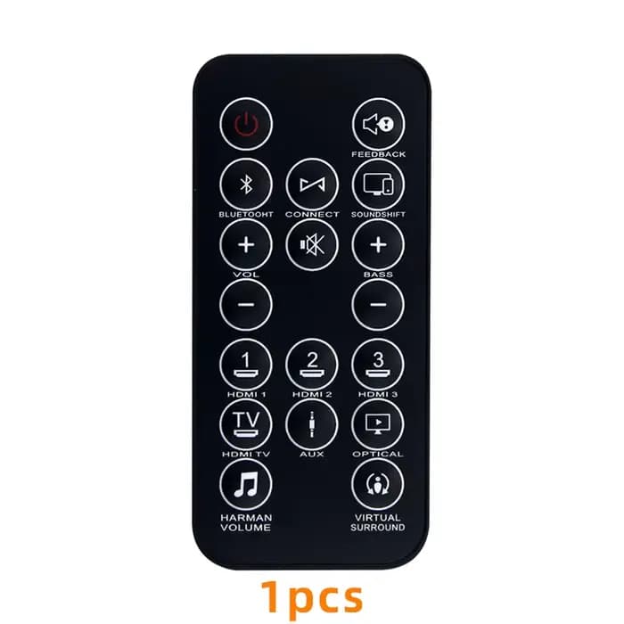 Compatible avec JBL Cinema Soudbar SB450 BAR31BLKAM 93040001600 Remplacement de la télécommande au