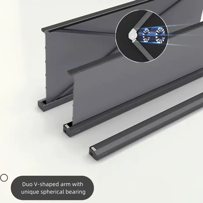 Écran de Projection électrique sur le sol