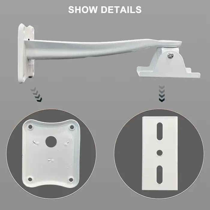 Support mural rotatif et réglable Everycom blanc pour projecteur