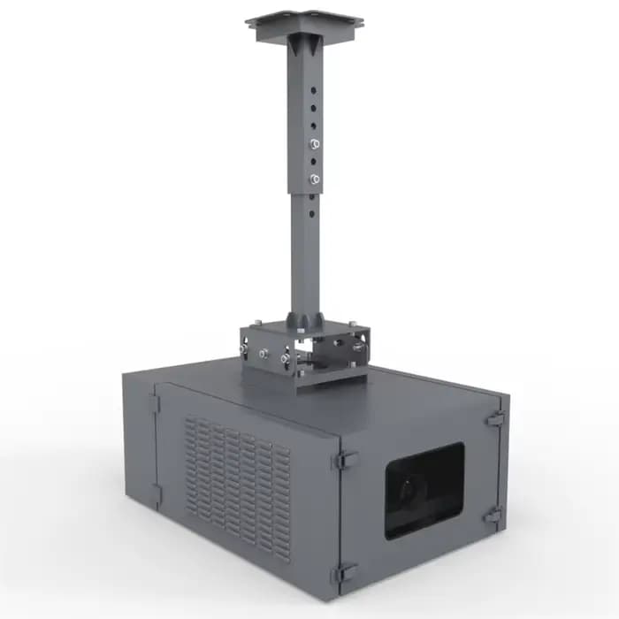 Écran de projecteur vidéo extérieur étanche en aluminium résistant aux intempéries, boîte de compteu