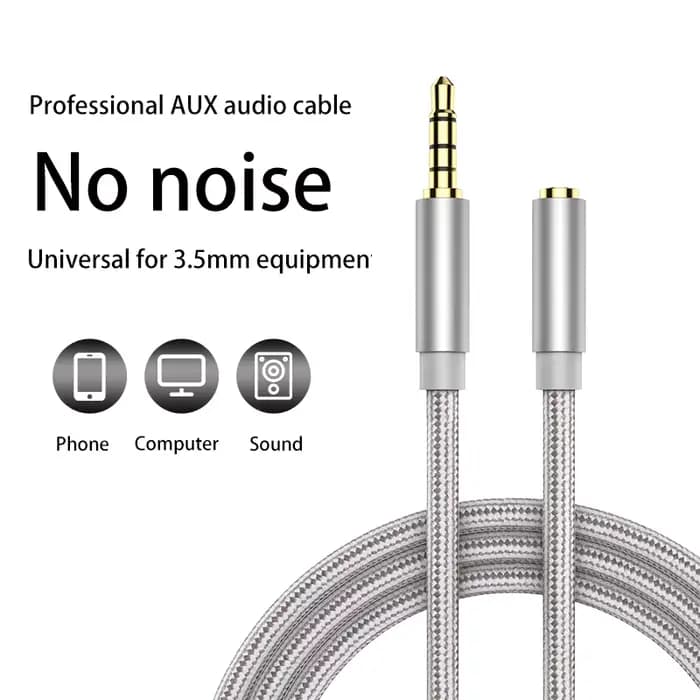 Câble d'extension Audio Jack Aux 3.5mm