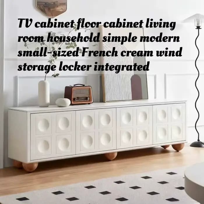 Meuble TV moderne blanc pour salon