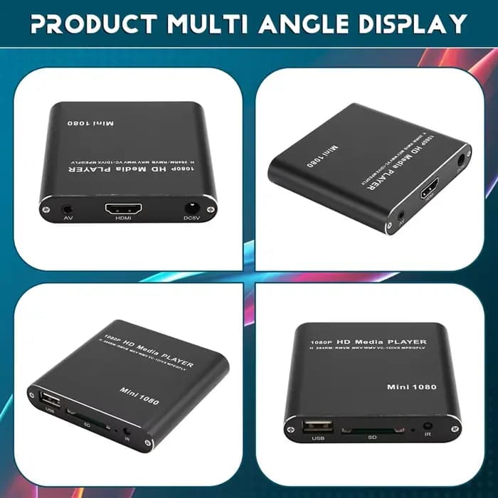 3X MKV H.264 lecteur multimédia HDD Full HD 1080P